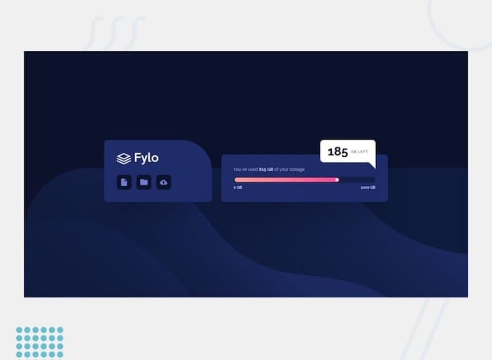 Fylo data storage component